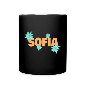 Gift for Sofia - Full Colour Mug - black - Front