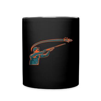 Tir au piège Tir au pigeon en argile Skeet - Mug uni - noir - Devant