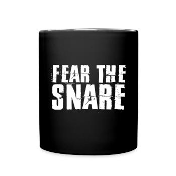 Fear The Snare 3 - Tasse einfarbig - Schwarz - Vorne