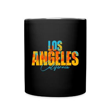 California Los Angeles - Tasse einfarbig - Schwarz - Vorne