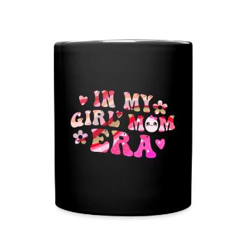 Dans l’annonce de ma fille maman Baby Girl - Mug uni - noir - Devant