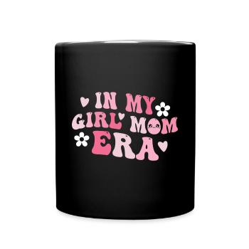 Dans l’annonce de ma fille maman Baby Girl - Mug uni - noir - Devant