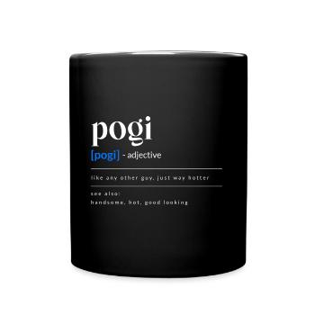 Pogi Design für stolze Pinoys - Tasse einfarbig - Schwarz - Vorne