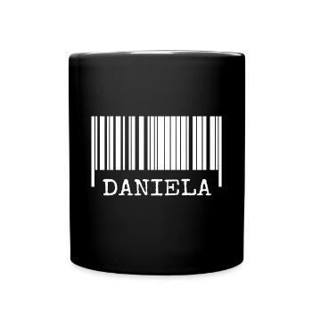 Femme pour Daniela Fille Femme - Mug uni - noir - Devant