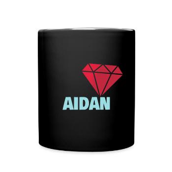 Edel Aidan - Tasse einfarbig - Schwarz - Vorne