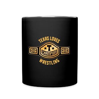 Conception de lutte au Texas pour les fiers fans du Texas - Mug uni - noir - Devant