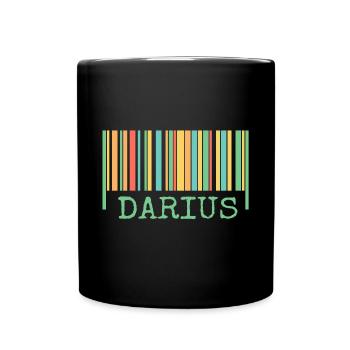 Nom: darius - Mug uni - noir - Devant