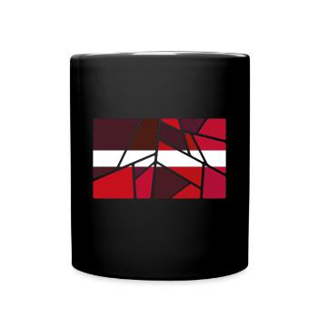Gift for Latvia - Full Colour Mug - black - Front