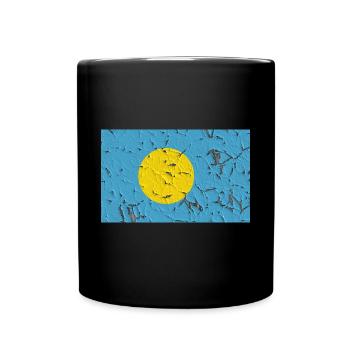 Geschenk für Palau - Tasse einfarbig - Schwarz - Vorne