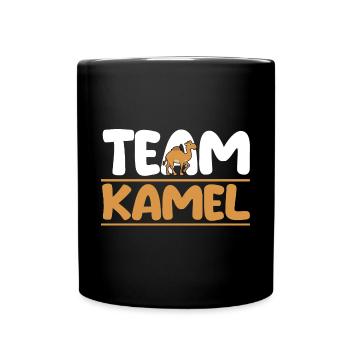 Kamel - Tasse einfarbig - Schwarz - Vorne