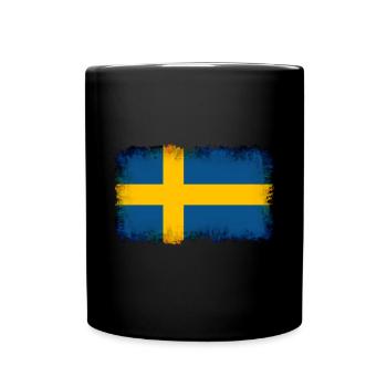 Suède comme Suède - Mug uni - noir - Devant