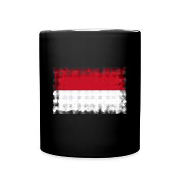 Indonésie - Mug uni - noir - Devant