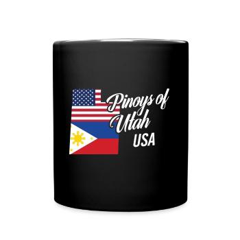 Filipinos of Utah Design für stolze Fil-Ams - Tasse einfarbig - Schwarz - Vorne