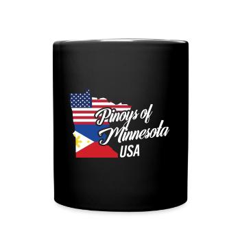 Filipinos of Minnesota Design für stolze Fil-Ams - Tasse einfarbig - Schwarz - Vorne
