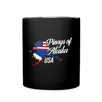 Filipinos of Alaska Design für stolze Fil-Ams - Tasse einfarbig - Schwarz - Vorne
