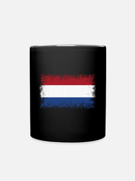 Niederlande als Niederlande - Tasse einfarbig - Schwarz