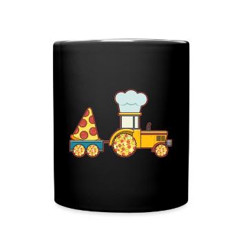 Traktorliebhaber Lustiges Traktorgeschenk - Tasse einfarbig - Schwarz - Vorne
