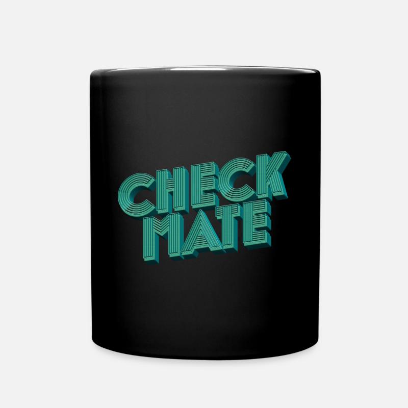 Échecs Echecs Echecs Echecs Moves Joueur D’échecs - Mug uni - noir