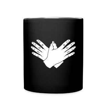 Drapeau albanais Aigle albanais Shqiponja - Mug uni - noir - Devant