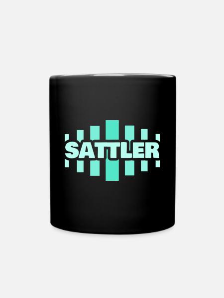 Sattler - Tasse einfarbig - Schwarz