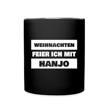 Hanjo comme prénom - Mug uni - noir - Devant