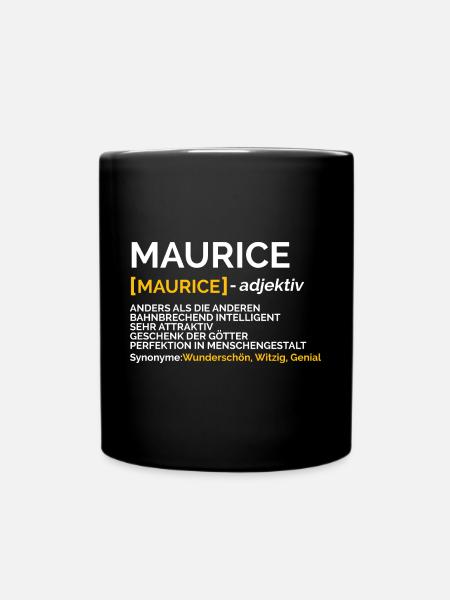 Maurice - Tasse einfarbig - Schwarz