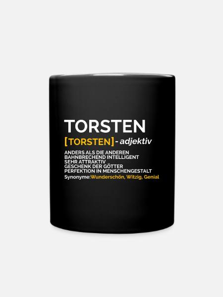 Torsten - Tasse einfarbig - Schwarz