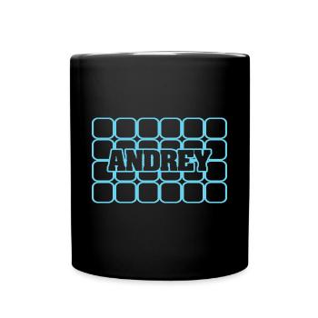 Cadeau pour Andrey - Mug uni - noir - Devant