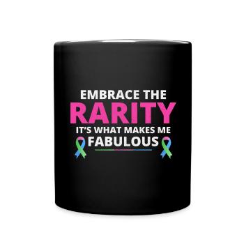Sensibilisation aux maladies rares : une rareté fabuleuse - Mug uni - noir - Devant