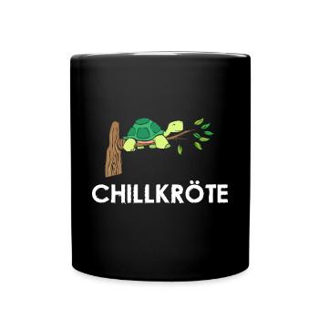 Chill Toad Sleep Shirt Nightgown Turtle - Full Colour Mug - black - Front