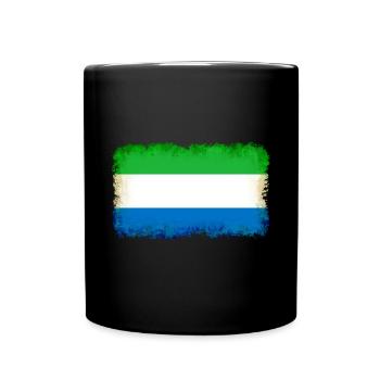 Leone als Sierra - Tasse einfarbig - Schwarz - Vorne