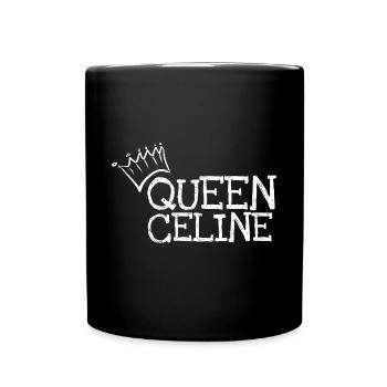 Prénom Céline - Mug uni - noir - Devant