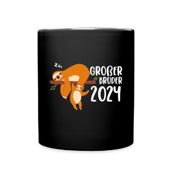 Big Brother 2024 Sloth - Full Colour Mug - black - Front