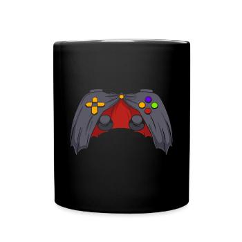 Halloween Dracula Gaming Controller - Tasse einfarbig - Schwarz - Vorne
