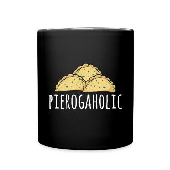 Polish Food Pierogi - Full Colour Mug - black - Front