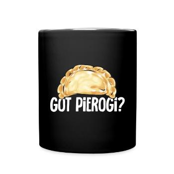 Polish Food Pierogi - Full Colour Mug - black - Front