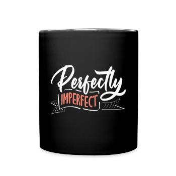 Embrace Your Quirks - Authenticity Is Gorgeous - Full Colour Mug - black - Front