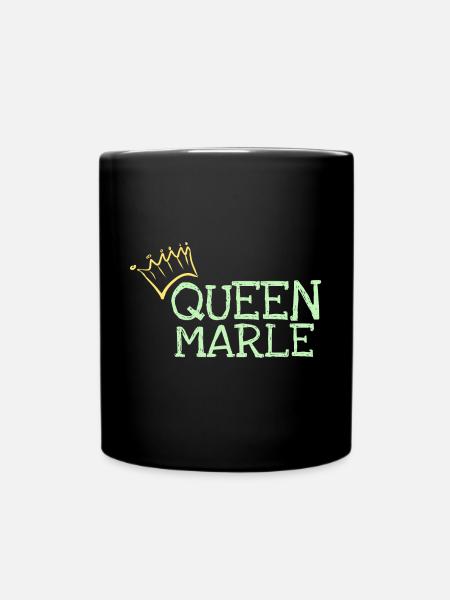 Vorname Marle - Tasse einfarbig - Schwarz