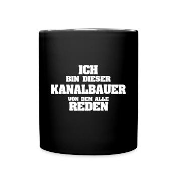 Cadeau pour constructeur d’égouts - Mug uni - noir - Devant