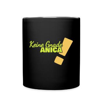 Anica comme drôle - Mug uni - noir - Devant