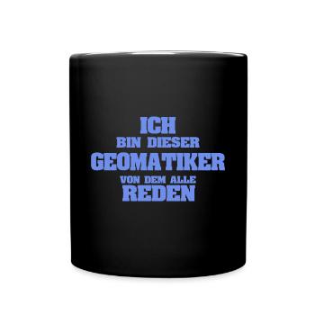 Occupation Geomatics Engineer - Full Colour Mug - black - Front
