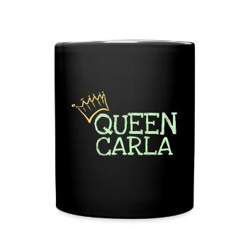 Carla as a first name - Full Colour Mug - black - Front