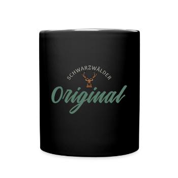Black Forest original with deer head - cool ! - Full Colour Mug - black - Front