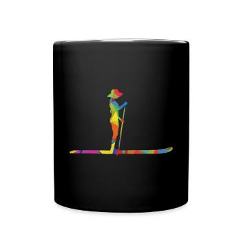 Stand Up Paddling SUP Board - Full Colour Mug - black - Front