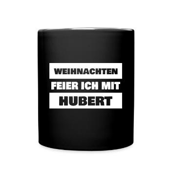First name Hubert - Full Colour Mug - black - Front