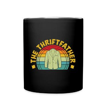 Thrift Shopper The Thriftfather Thrift Store - Tasse einfarbig - Schwarz - Vorne