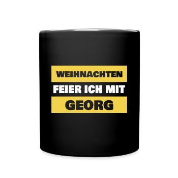 Gift for Georg - Full Colour Mug - black - Front