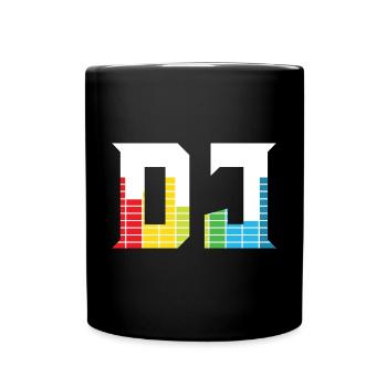 DJ Equalizer - Tasse einfarbig - Schwarz - Vorne