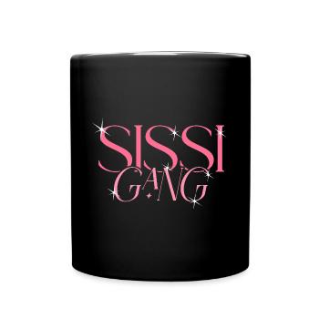 Schwestern Partnerlook - Sissi Gang - Schwestern - Tasse einfarbig - Schwarz - Vorne