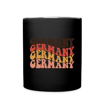 Germany - Tasse einfarbig - Schwarz - Vorne